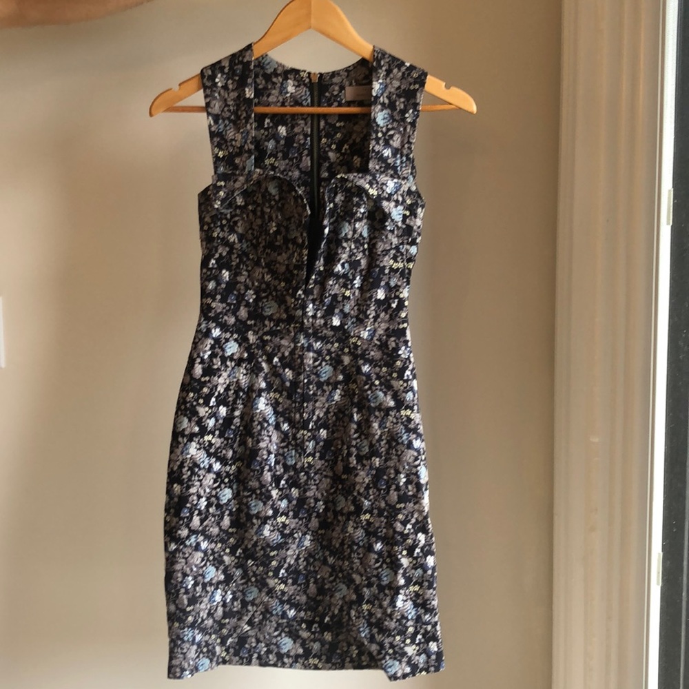 Preen by Thornton Bregazzi floral bustier dress